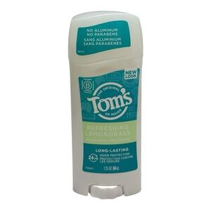 Tom's of Maine Long Lasting Deodorant Natural Refreshing Lemongrass 2.25oz